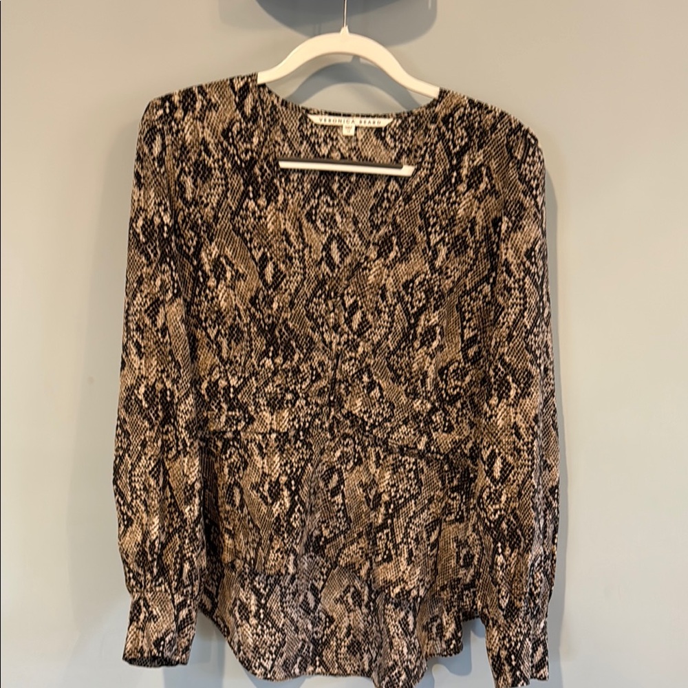 Snake Print Women's Top